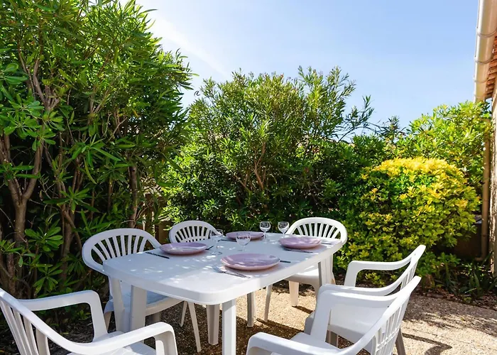 Maison Chaleureuse A Gruissan, Proche Plage, 6 Pers, Parking Prive, Animaux Acceptes - Fr-1-409a-13